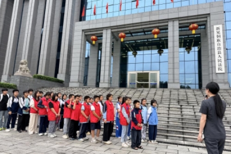 法护青春·与法童行——雷锋青少年走进新晃法院