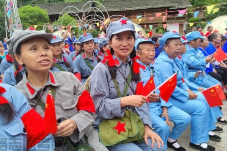 通道县“杜鹃”红色文化宣传站成立庆典